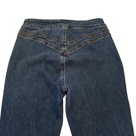 NWT DRIFTWOOD JEANS Medium Wash Veda X Harmony Flare Leg Jeans  Size 28 - Picture 11 of 14